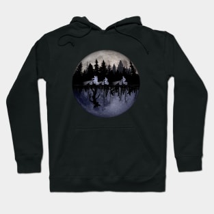 Stranger Things The Upside Down Moon Graphic Hoodie